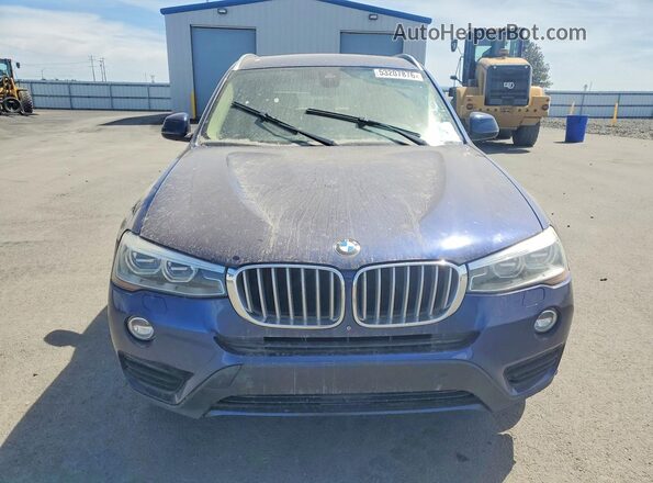 5UXWX7C53G0K36575 2016 BMW X3 Синий Вид сзади