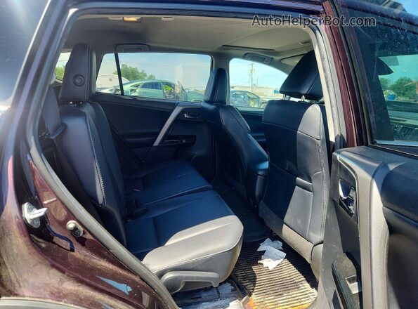 2T3DFREV2JW835393 2018 TOYOTA RAV4 Burgundy Vista del compartimento del motor