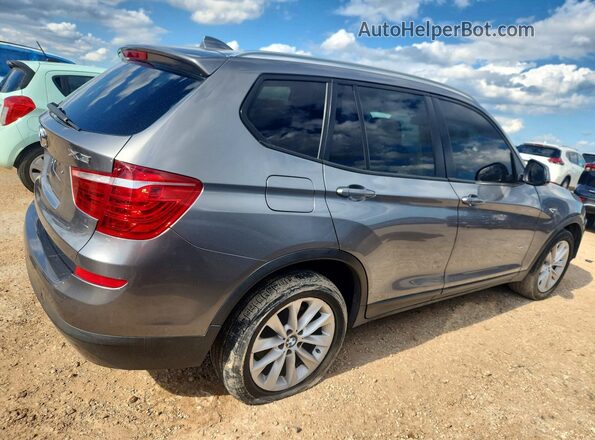 5UXWZ7C55H0T43932 2017 BMW X3 Gray Delantero derecho
