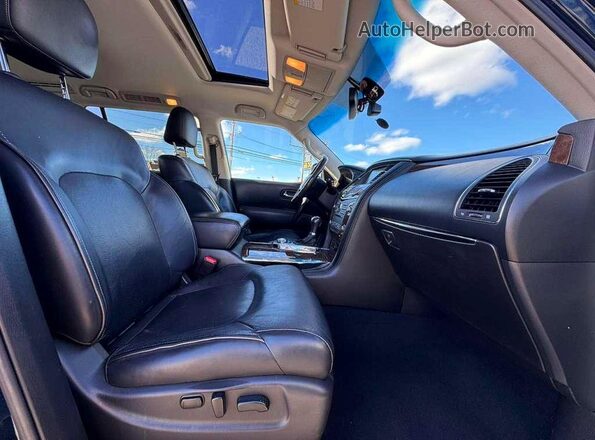 JN8AZ2NEXH9153801 2017 INFINITI QX80 Синий Вид сзади