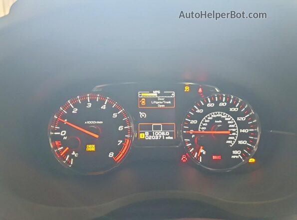 JF1VA1C60L9828595 2020 SUBARU WRX Черный Вид задних сидений