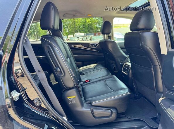 5N1DL0MM9KC565978 2019 INFINITI QX60 Black Вид панелі приладів