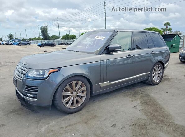 SALGS2FV8HA325405 2017 LAND ROVER RANGE Серый Передняя левая четверть