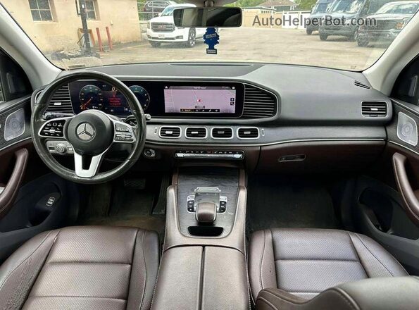 4JGFB4KB3LA080527 2020 MERCEDES-BENZ GLE Blue Вид ззаду