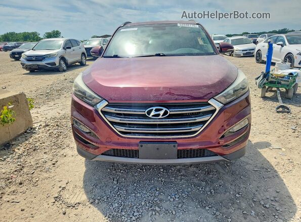 KM8J33A22GU222535 2016 HYUNDAI TUCSON Red Vista trasera