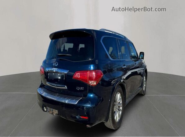JN8AZ2NEXH9153801 2017 INFINITI QX80 Синий Вид спереди