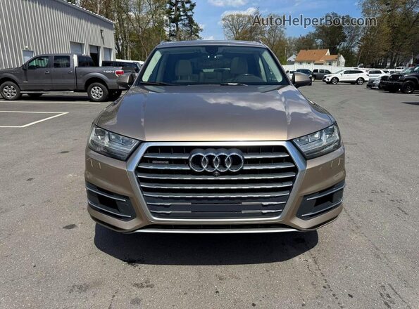 WA1LAAF70JD001772 2018 AUDI Q7 Tan უკანა ხედი