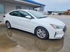 2020 Hyundai Elantra Sel White vin: 5NPD84LF5LH586235