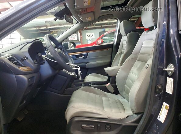 7FARW2H54JE084770 2018 HONDA CR-V Black Вид панелі приладів