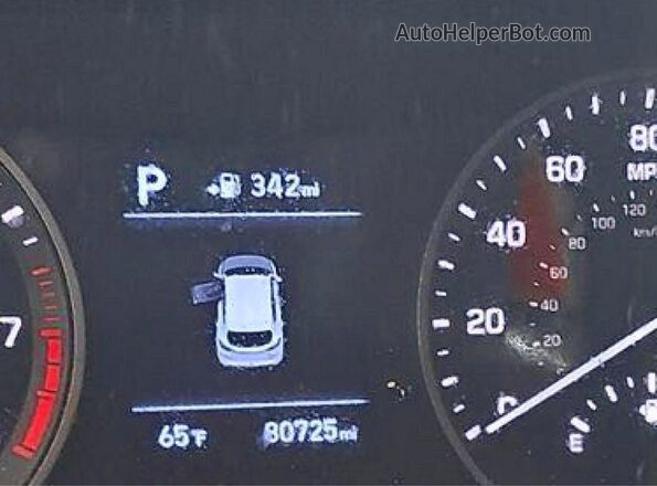 KM8J23A4XKU899202 2019 HYUNDAI TUCSON Черный Вид щитка приборов