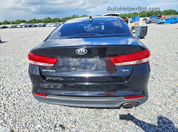 5XXGU4L31GG044534 2016 KIA OPTIMA Черный Вид салона спереди
