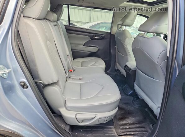 5TDGZRBH9MS072524 2021 TOYOTA HIGHLANDER Синий Вид подкапотного пространства