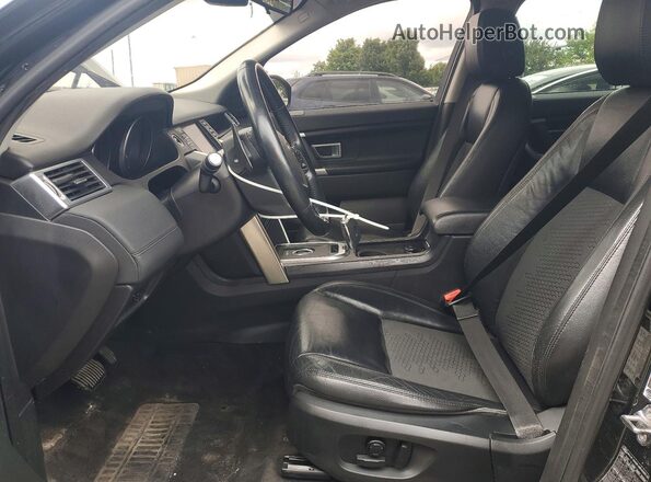 SALCP2BG5GH548658 2016 LAND ROVER DISCOVERY Black Widok deski rozdzielczej