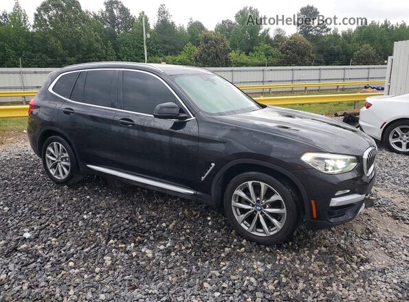 5UXTR7C50KLE94916 2019 BMW X3 Черный Вид спереди