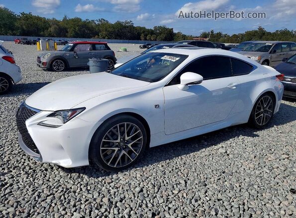 JTHHA5BC3H5005131 2017 LEXUS RC Белый Задняя левая четверть
