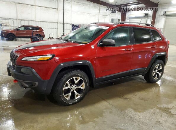 1C4PJMBS5GW292950 2016 JEEP CHEROKEE Red Trasero izquierdo