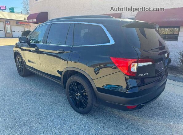 5FNYF6H24MB096457 2021 HONDA PILOT Черный Передняя правая четверть