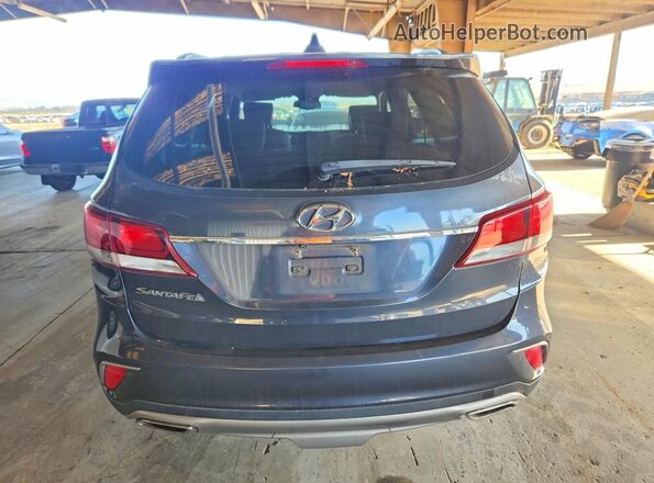 KM8SM4HF3HU191300 2017 HYUNDAI SANTA FE Серый Вид салона спереди