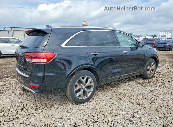 5XYPKDA54HG338145 2017 KIA SORENTO Черный Передняя правая четверть