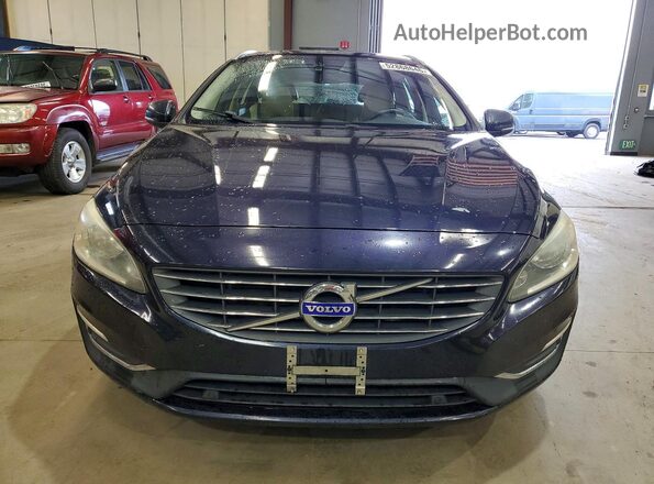 YV140MEK7G1314343 2016 VOLVO V60 Синий Вид сзади