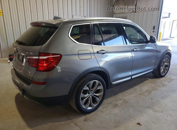 5UXWX9C57G0D87482 2016 BMW X3 Gray Przód prawy