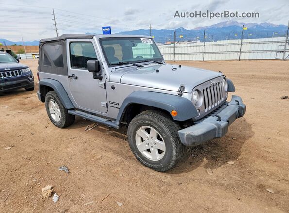 1C4AJWAG9JL829228 2018 JEEP WRANGLER Серый Вид спереди