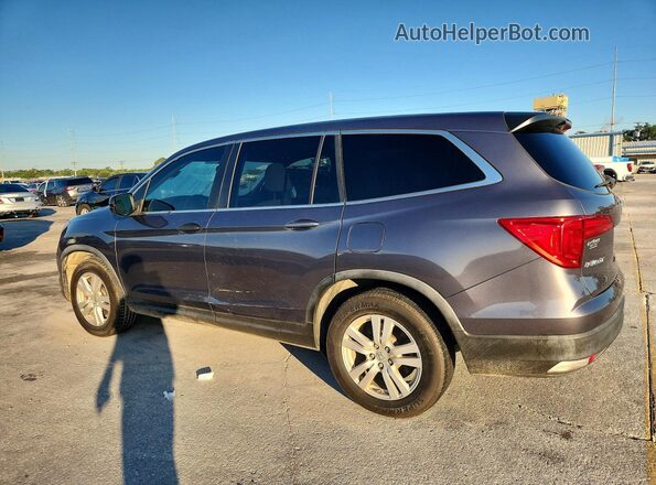 5FNYF5H18HB003821 2017 HONDA PILOT Серый Задняя правая четверть