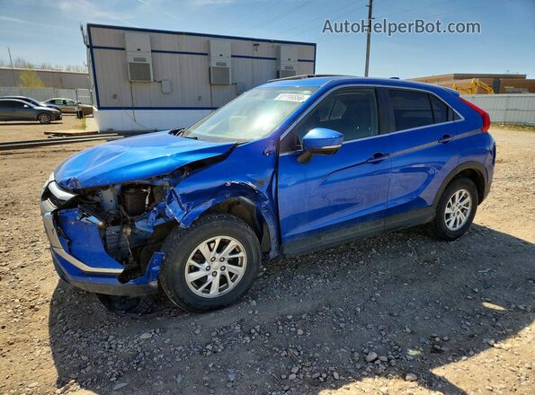 JA4AS3AA4JZ067800 2018 MITSUBISHI ECLIPSE Синий Передняя левая четверть