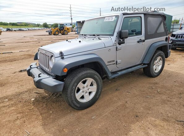 1C4AJWAG9JL829228 2018 JEEP WRANGLER Серый Задняя левая четверть