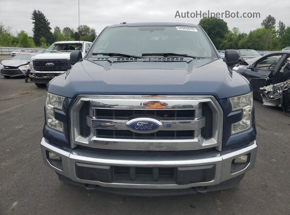 1FTEW1EP9HKC66407 2017 FORD F150 Синий Вид сзади