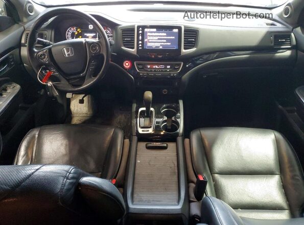 5FPYK3F7XHB006086 2017 HONDA RIDGELINE Gray Instrument cluster view