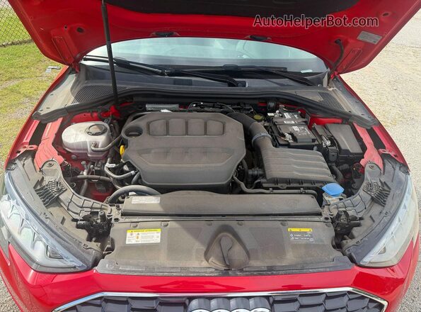 WAUAUDGY8NA038487 2022 AUDI A3 Red Dashboard view