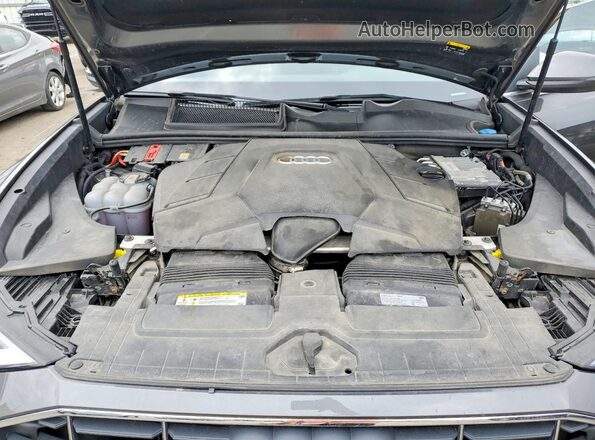 WA1AVAF17KD038696 2019 AUDI Q8 Gray VIN კოდის სტიკერის ხედი