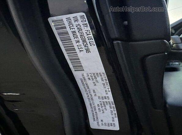 1C4RJFAG0MC541945 2021 JEEP CHEROKEE Черный Вид задней части салона