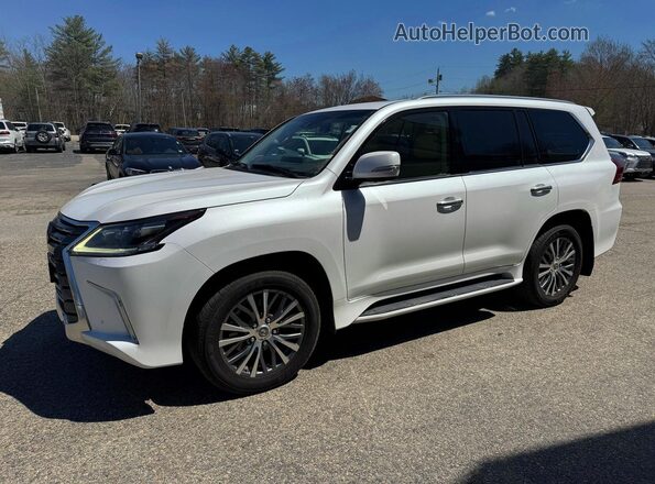 JTJHY7AX2J4263193 2018 LEXUS LX White Tył prawy