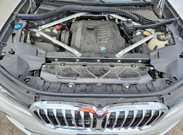 5UXCW2C57KL089743 2019 BMW X7 White Widok naklejki z numerem VIN