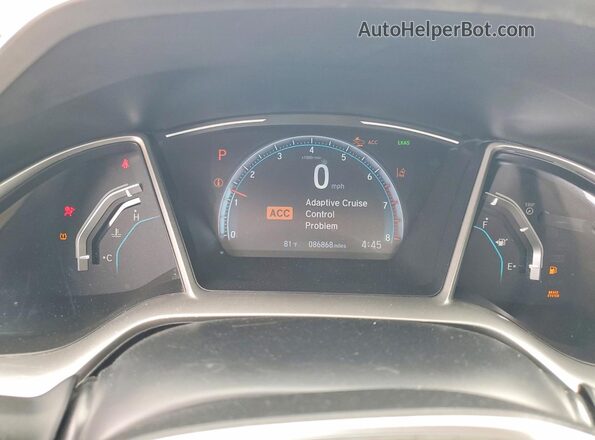 2HGFC1F31MH703571 2021 HONDA CIVIC White Հետևի նստատեղերի տեսք