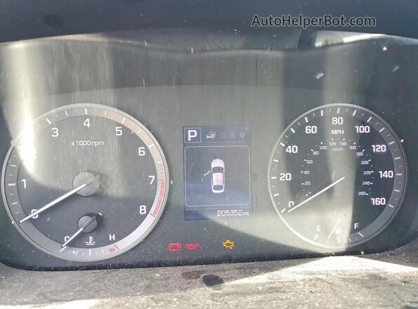 5NPE24AF7HH515330 2017 HYUNDAI SONATA Красный Вид задних сидений