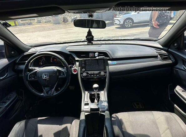 2HGFC1E54KH703743 2019 HONDA CIVIC Black Widok deski rozdzielczej