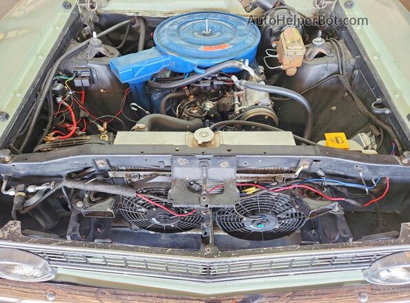 8K31F130395 1968 FORD FAIRLANE White Вид задньої частини салону