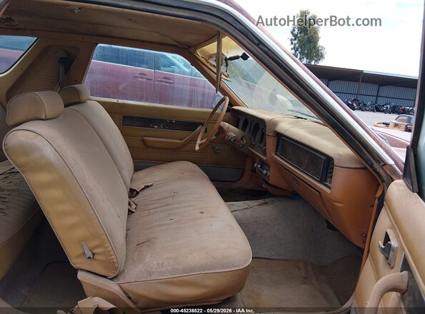 8K93T237269 1978 FORD FAIRMONT Brown Vista interior delantera