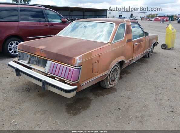 8K93T237269 1978 FORD FAIRMONT Brown Trasero derecho