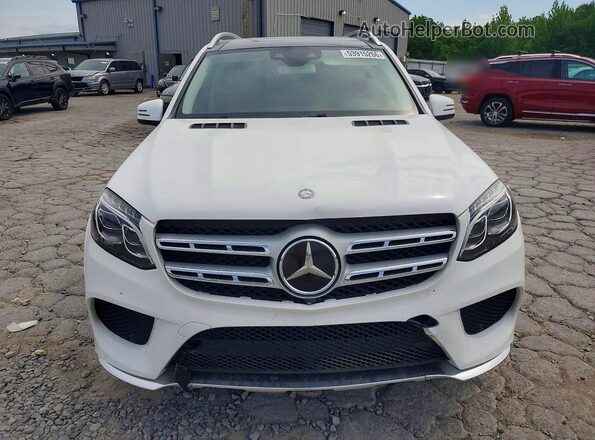 4JGDF7DE9HA890384 2017 MERCEDES-BENZ GLS White Widok z tyłu
