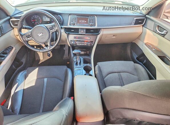 5XXGU4L31GG044534 2016 KIA OPTIMA Черный Вид щитка приборов