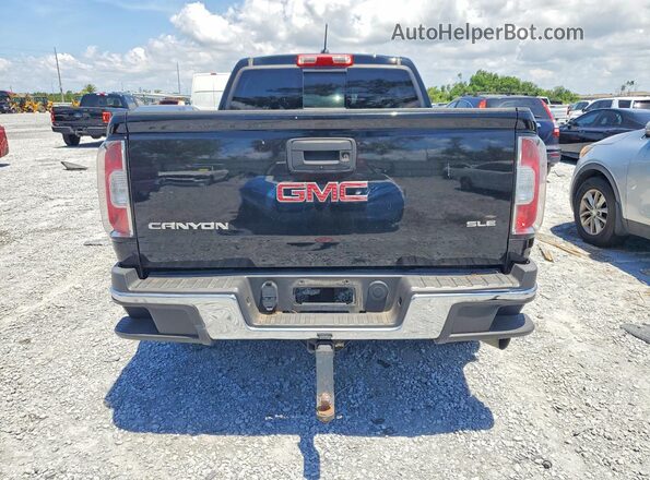 1GTP6CE16H1203402 2017 GMC CANYON Black Widok wnętrza z przodu