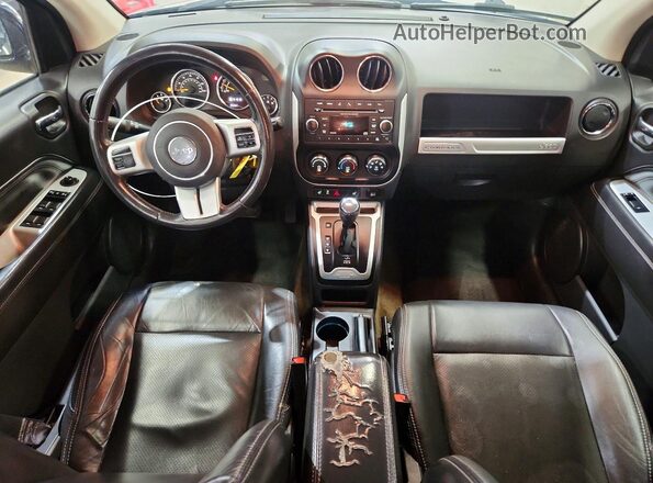 1C4NJDEB7GD723934 2016 JEEP COMPASS Черный Вид щитка приборов