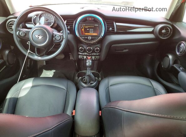 WMWXU1C52K2J01853 2019 MINI COOPER Red ხელსაწყოთა პანელის ხედი