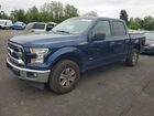 2017 Ford F150 Supercrew Синий vin: 1FTEW1EP9HKC66407