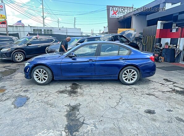 WBA8E1G50JNU91361 2018 BMW OTHER Синий Вид подкапотного пространства
