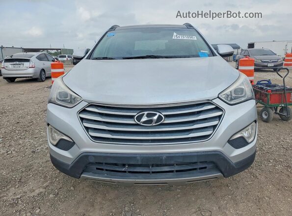 KM8SR4HF5GU156869 2016 HYUNDAI SANTA Серебряный Вид сзади
